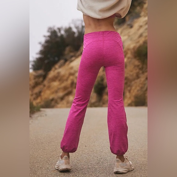 Free People Movement Let's Bounce Pants Medium pink - Picture 3 of 11